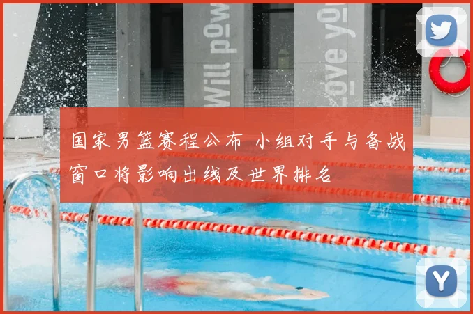 国家男篮赛程公布 小组对手与备战窗口将影响出线及世界排名