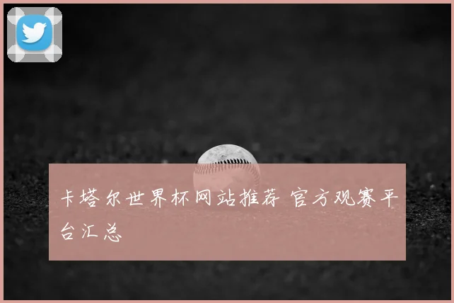 卡塔尔世界杯网站推荐 官方观赛平台汇总